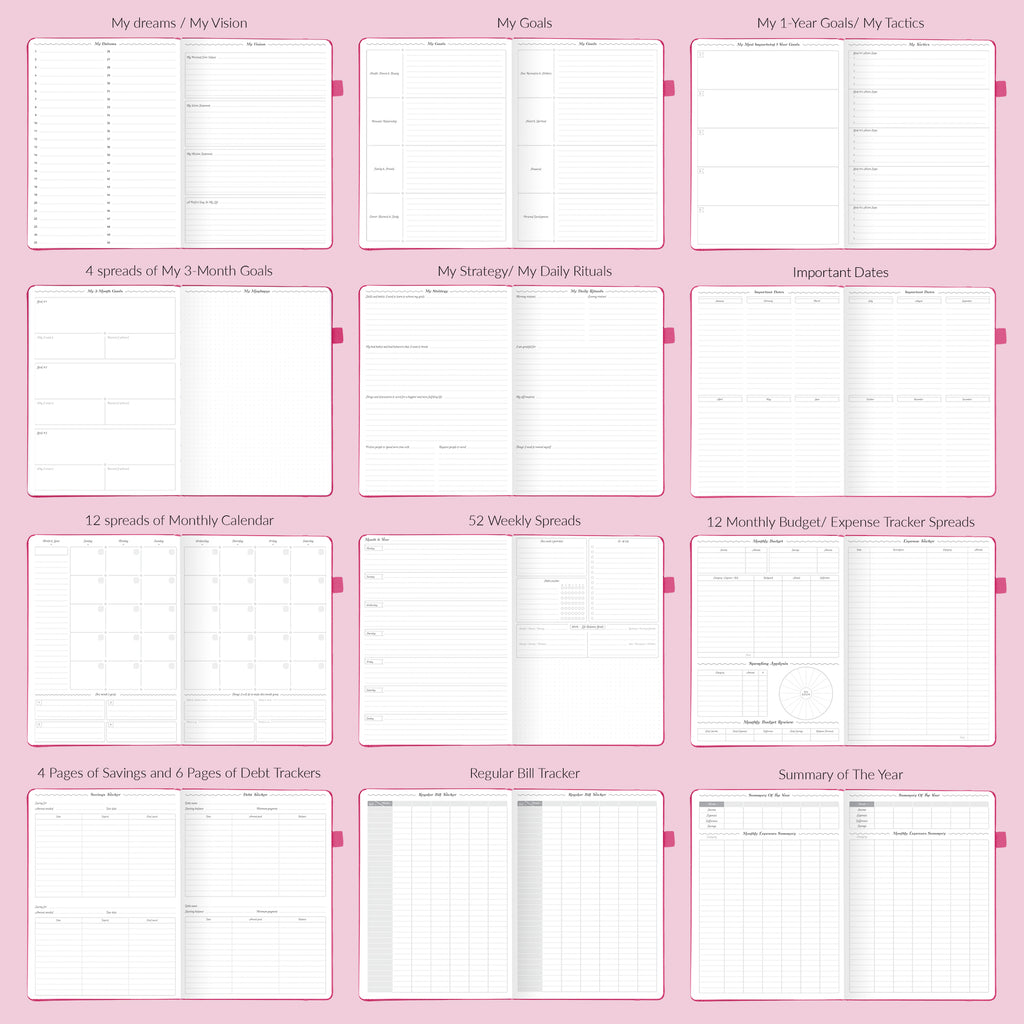 Pro Vertical Hourly Weekly Planner – GoGirl