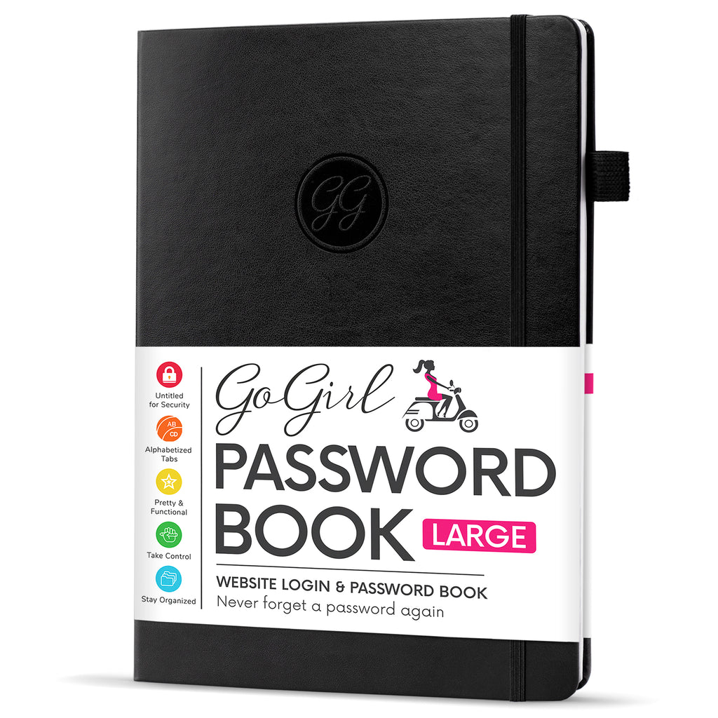 Password Book with Alphabetical tabs – GoGirl