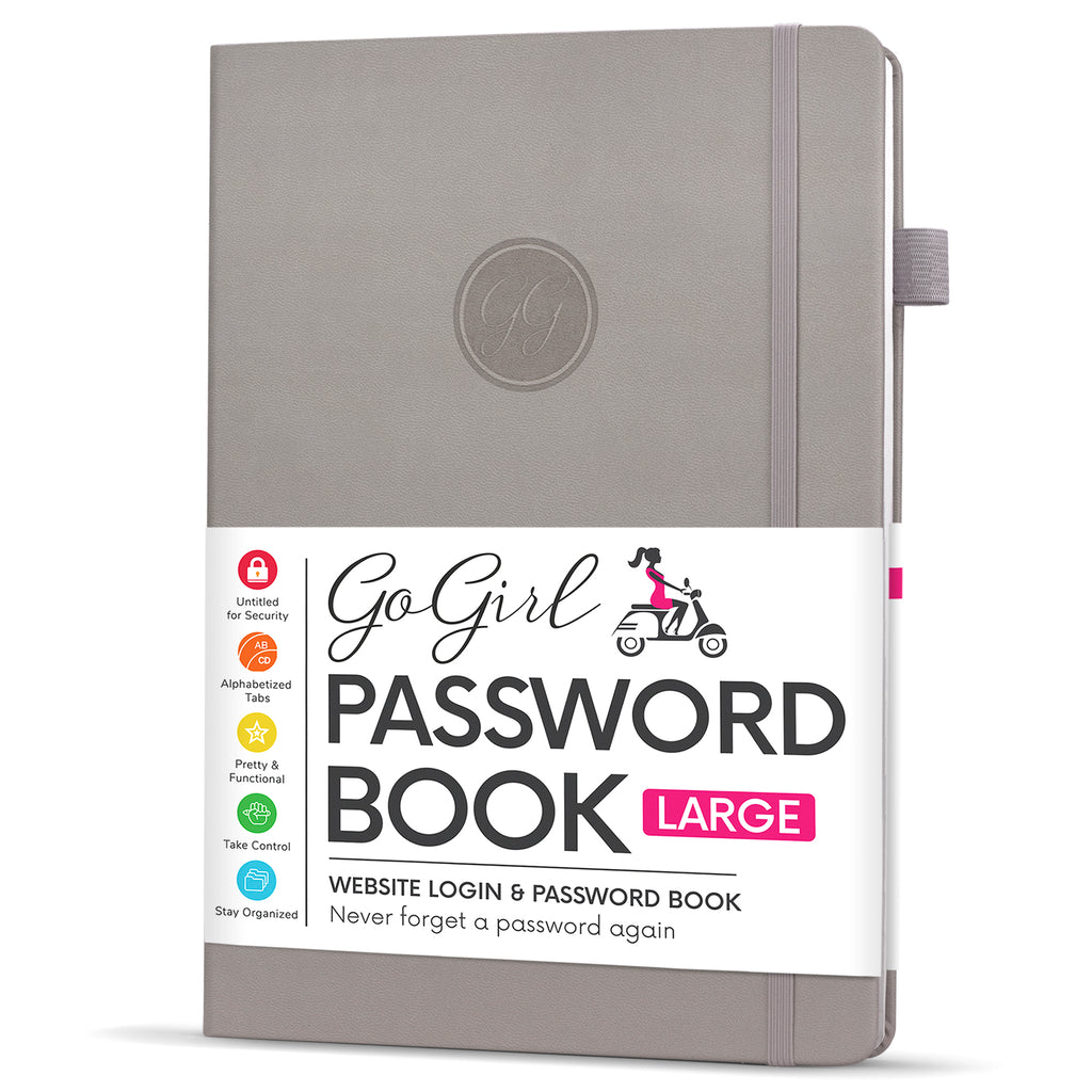 Password Book with Alphabetical tabs – GoGirl