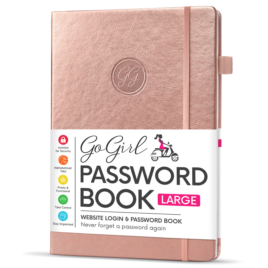 Password Book with Alphabetical tabs