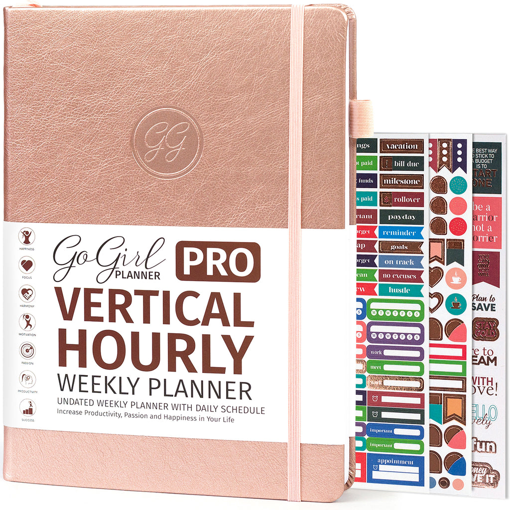 Pro Vertical Hourly Weekly Planner