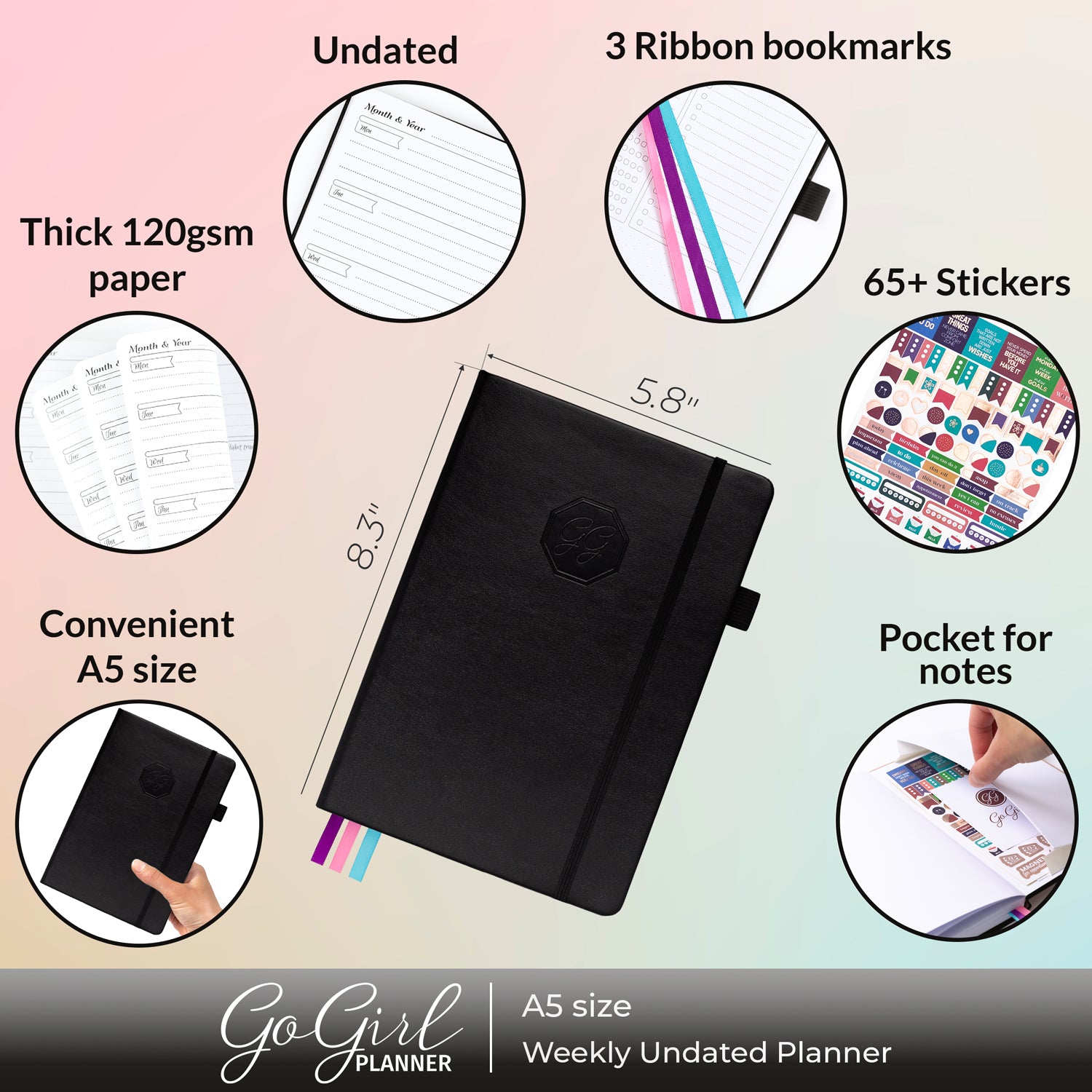 Weekly Planner, Medium – Gogirl