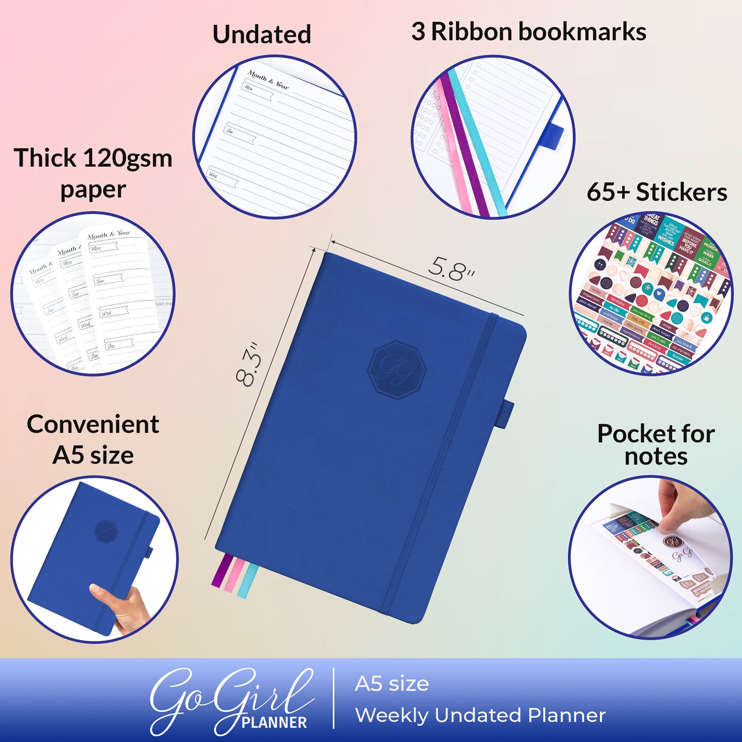 Weekly Planner, Medium – GoGirl