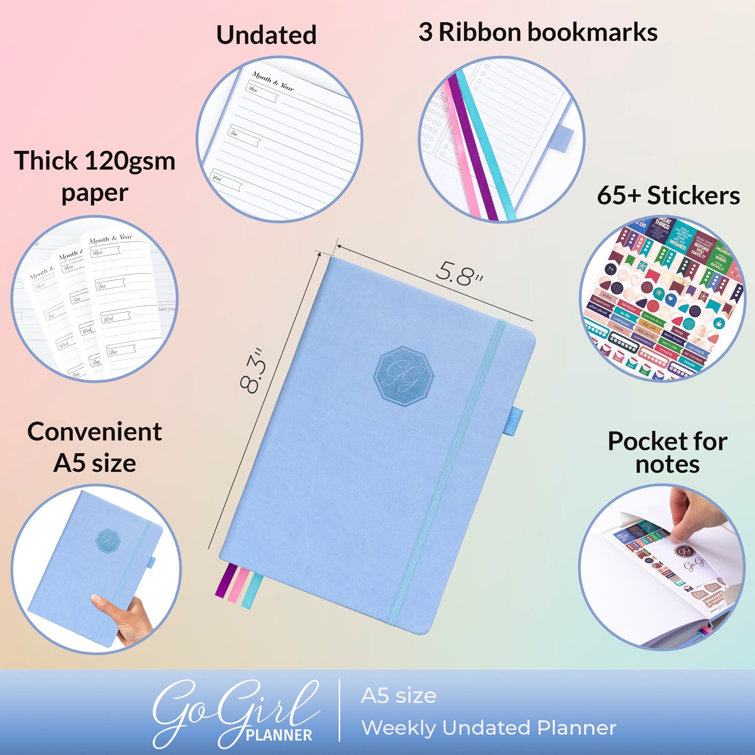 Weekly Planner, Medium – GoGirl