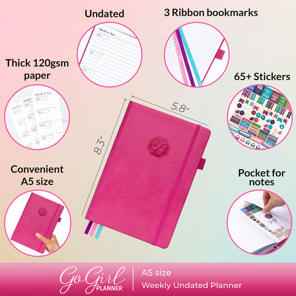 Weekly Planner, Medium – GoGirl