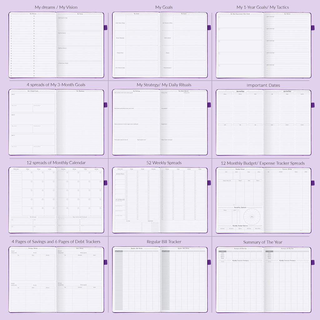 Pro Vertical Hourly Weekly Planner GoGirl