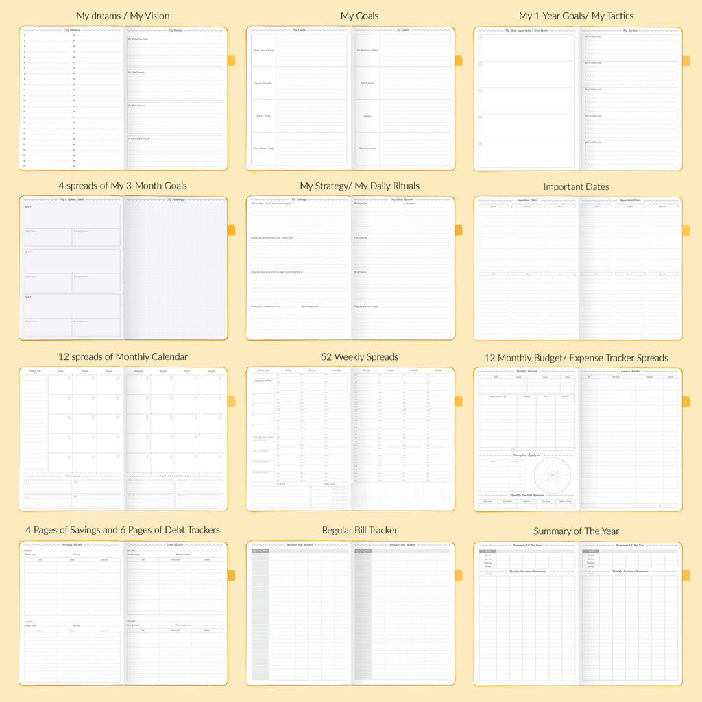Pro Vertical Hourly Weekly Planner GoGirl