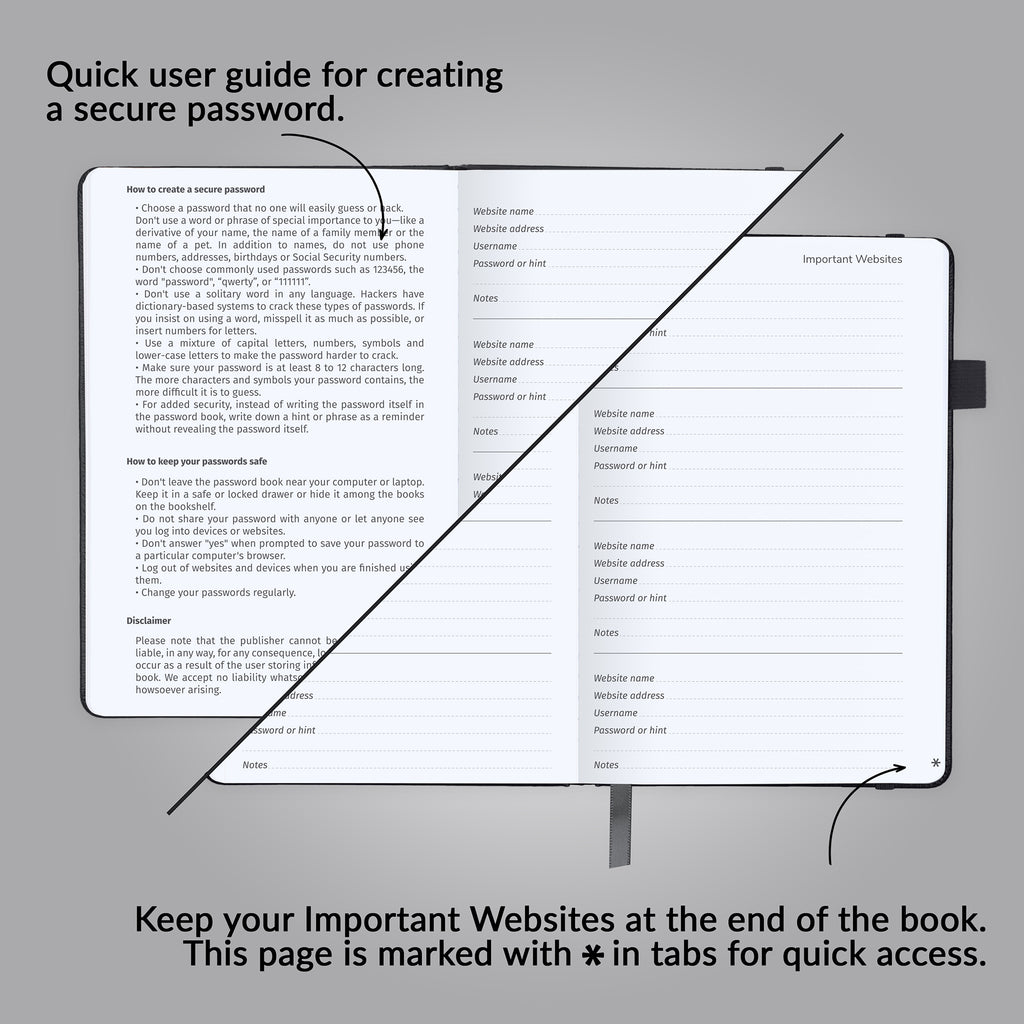 Are Your Passwords Secure with this Password Book? 