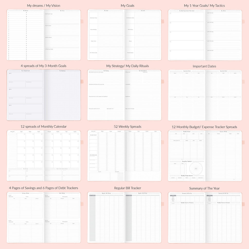 Pro Vertical Hourly Weekly Planner – GoGirl