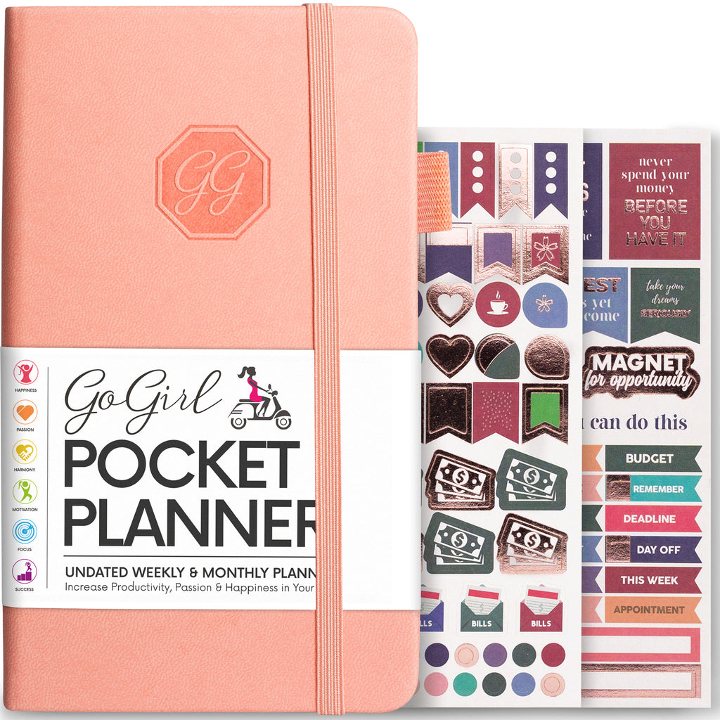 Weekly Planner, Pocket, Pink