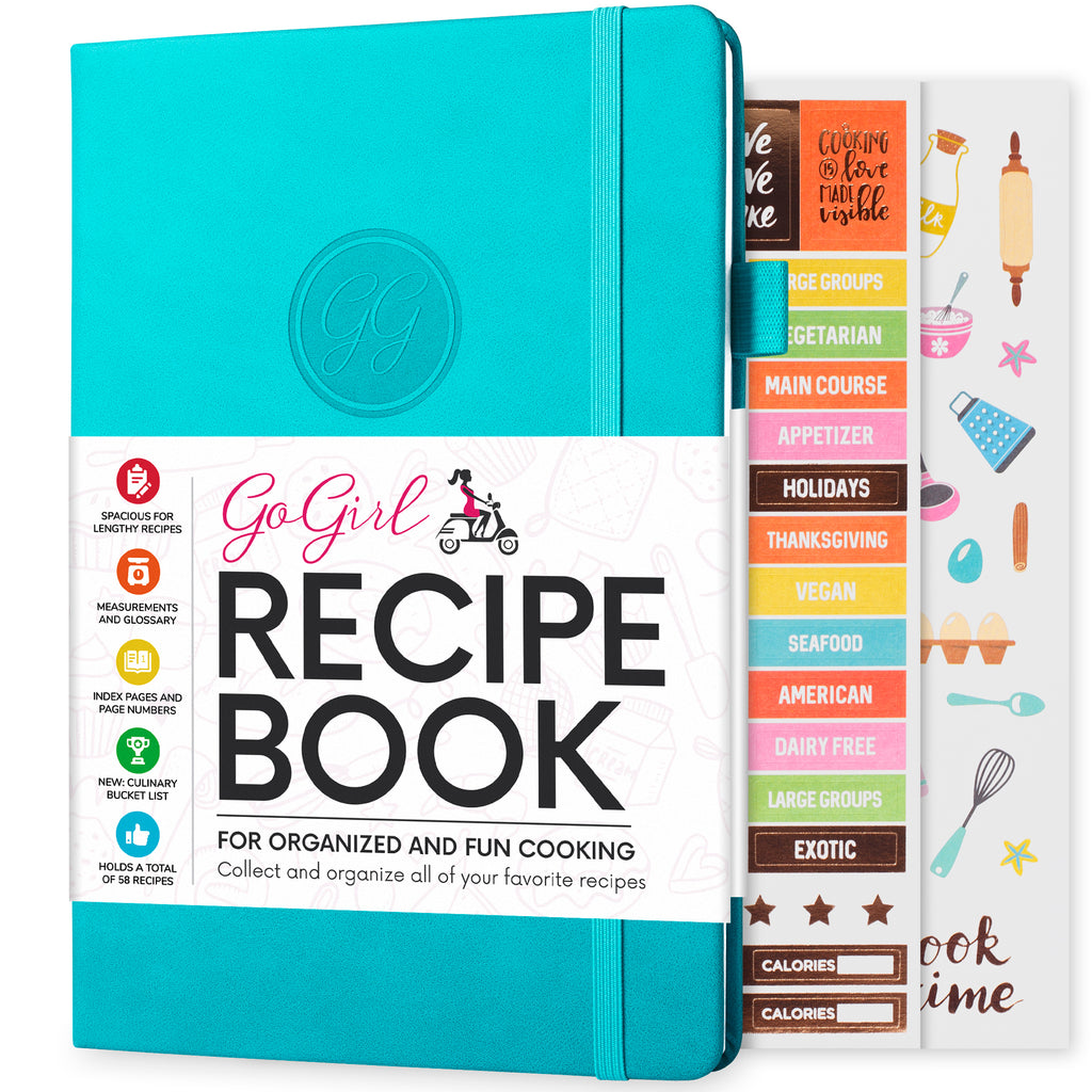 Blank Recipe Book for Own Recipes Cooking Diary Journal Notebook 100 Recipes